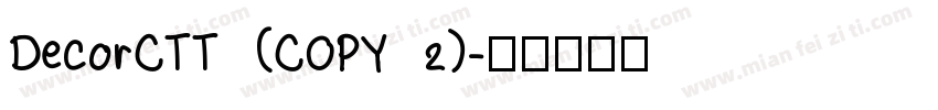 DecorCTT (COPY 2)字体转换